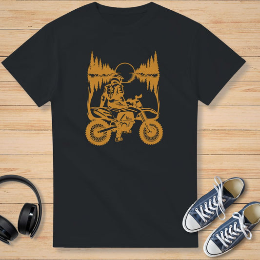 Moto l'Aventure T-Shirt Noir