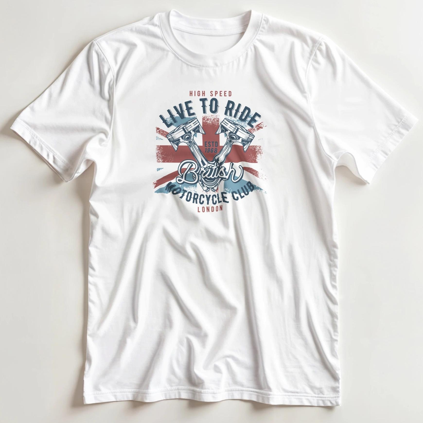 T-shirt en coupe unisexe et 100% coton en S imprimé avec un design London 68 T-Shirt .