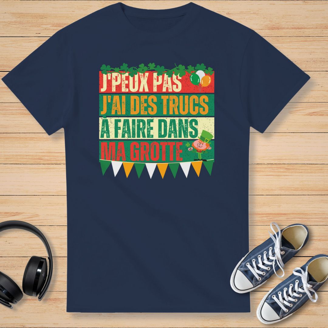 Saint-Patrick Grotte T-Shirt Marine