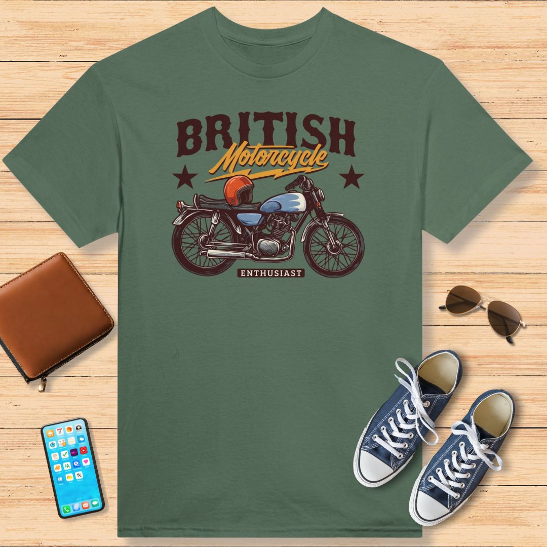 British Motorcycle Enthusiast T-Shirt