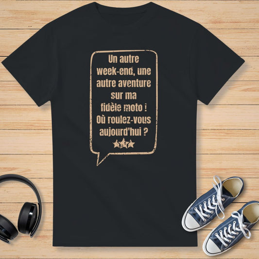 Un Autre Week-End T-Shirt Noir