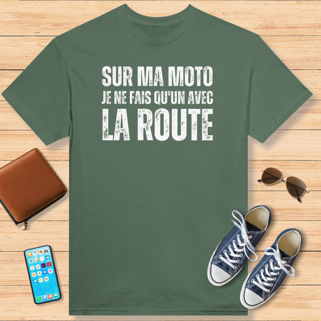 On My Motorcycle The Road T-Shirt