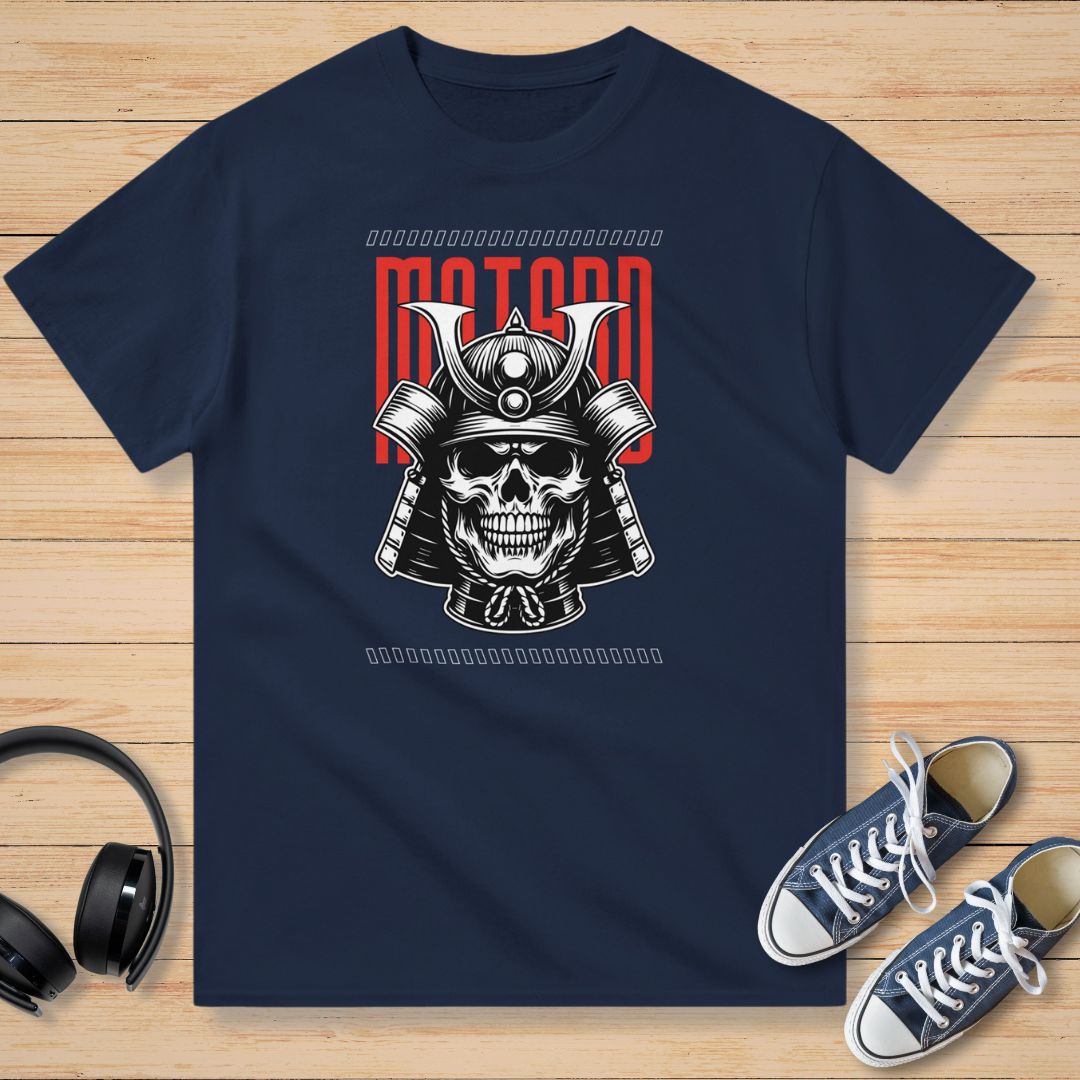 Motard Samouraï T-Shirt Marine