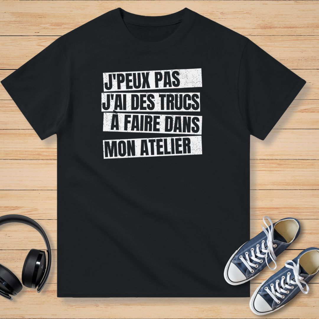 J'Peux Pas Atelier Bloc T-Shirt Noir