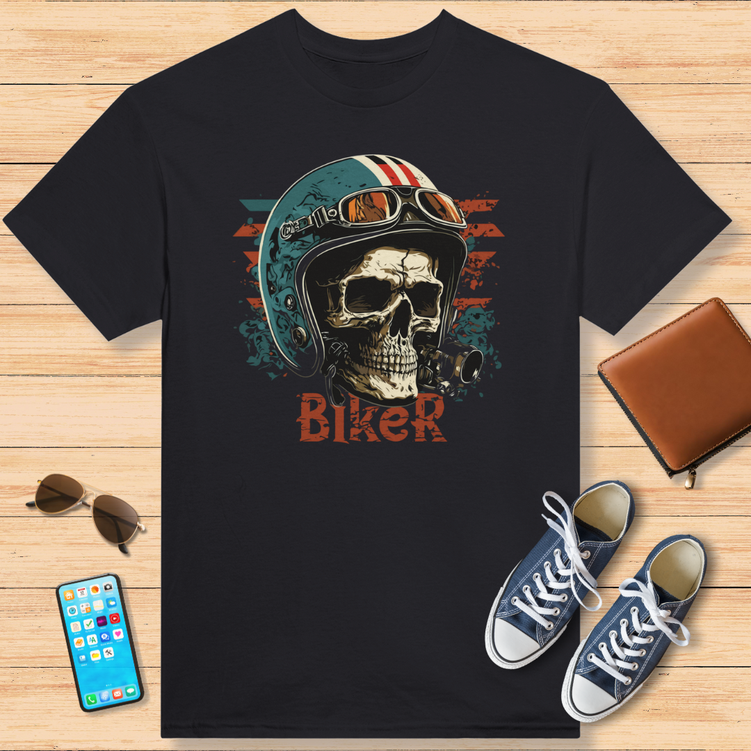 Biker Skull T-Shirt