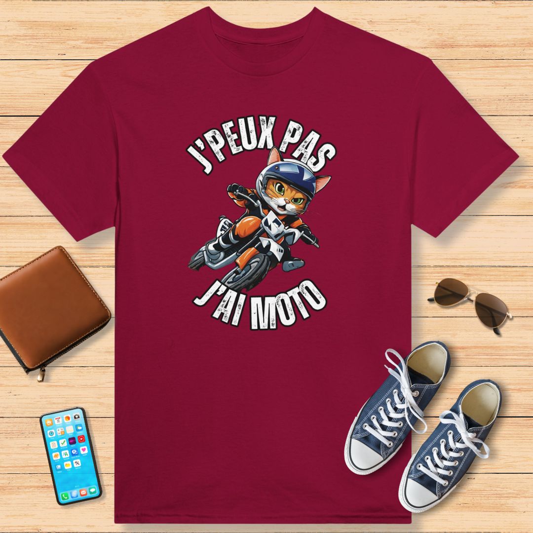 I Can't I Have Motorcycle T-shirt