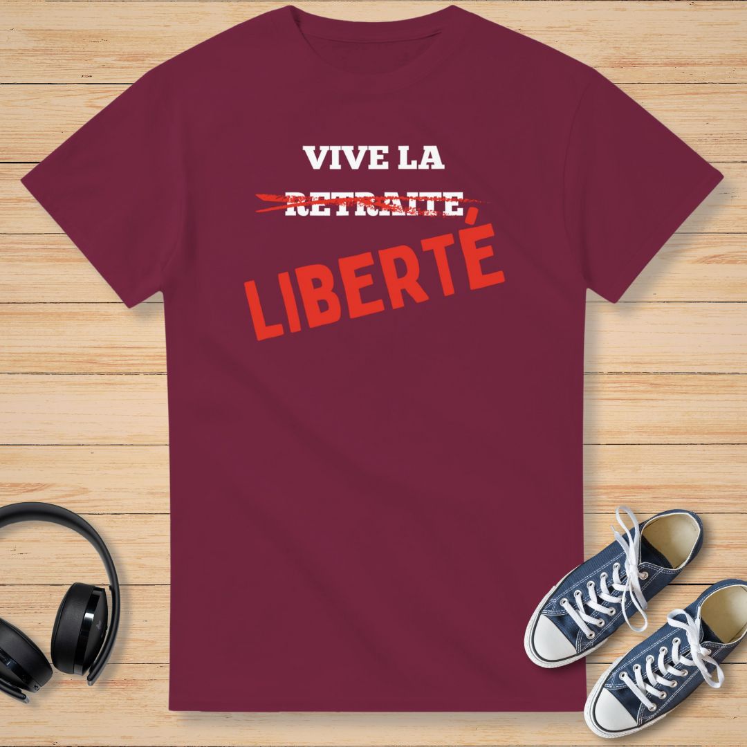 La Liberté T-Shirt Bordeaux