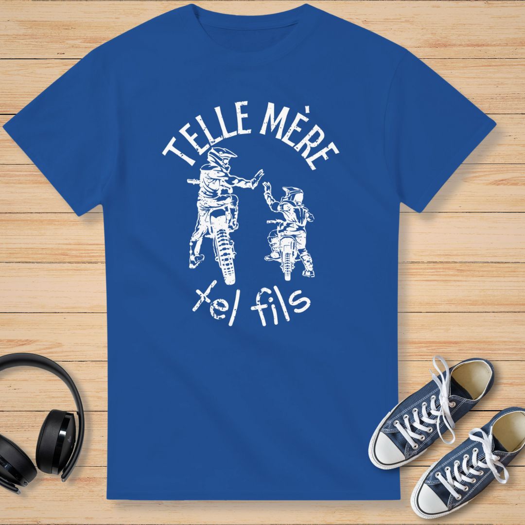 Mère Fils T-Shirt Royal