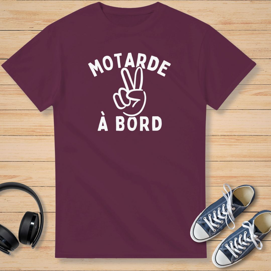 À Bord II T-Shirt Bordeaux