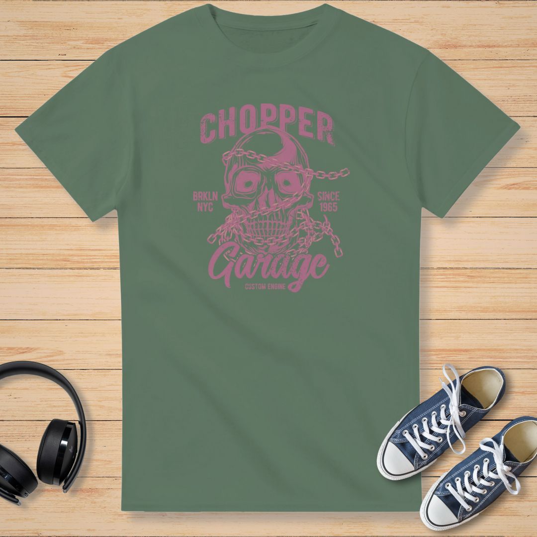 Chopper Garage T-Shirt Mil. Green