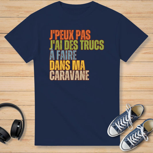 J'Peux Pas Caravane T-Shirt Marine