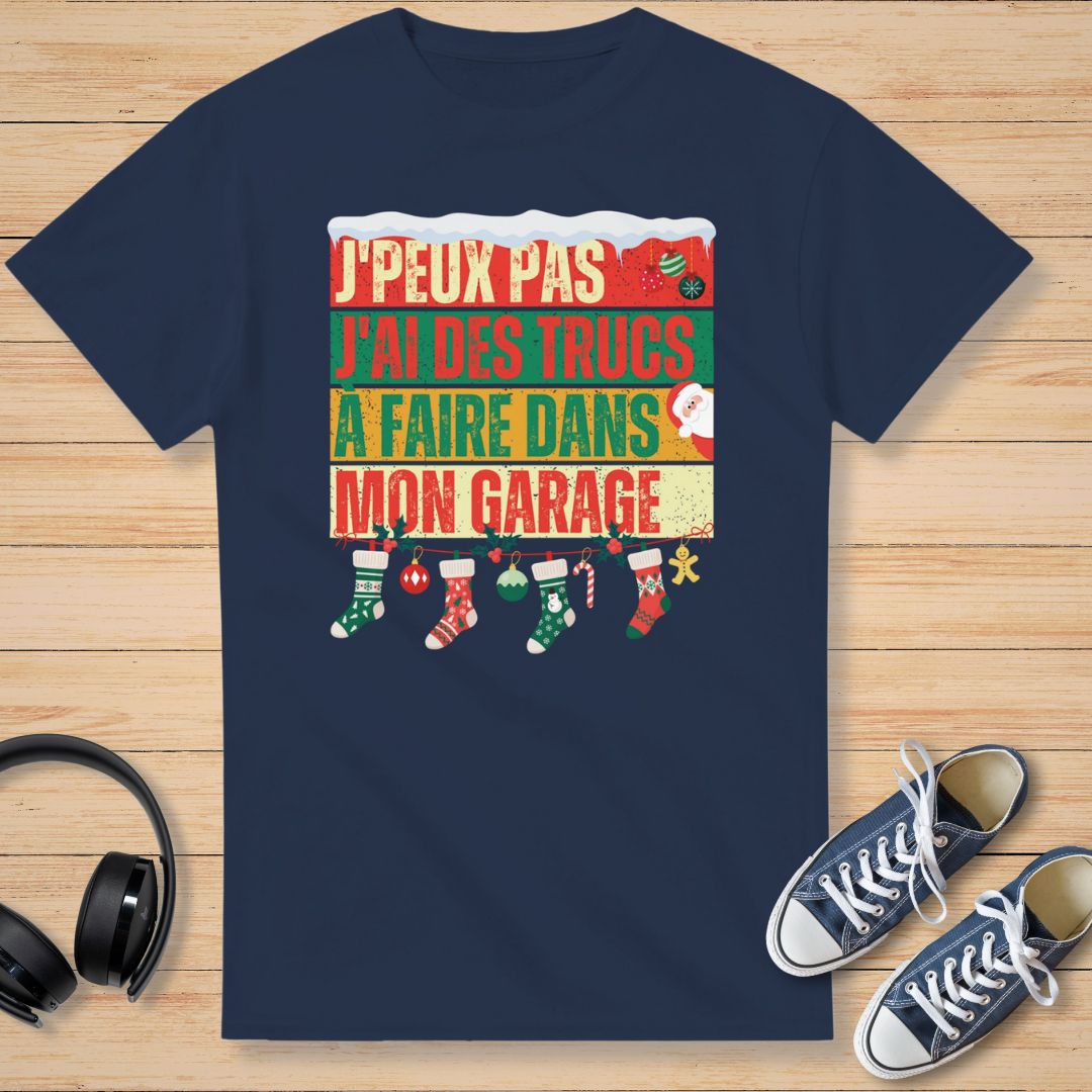 J'Peux Pas Noël T-Shirt Marine