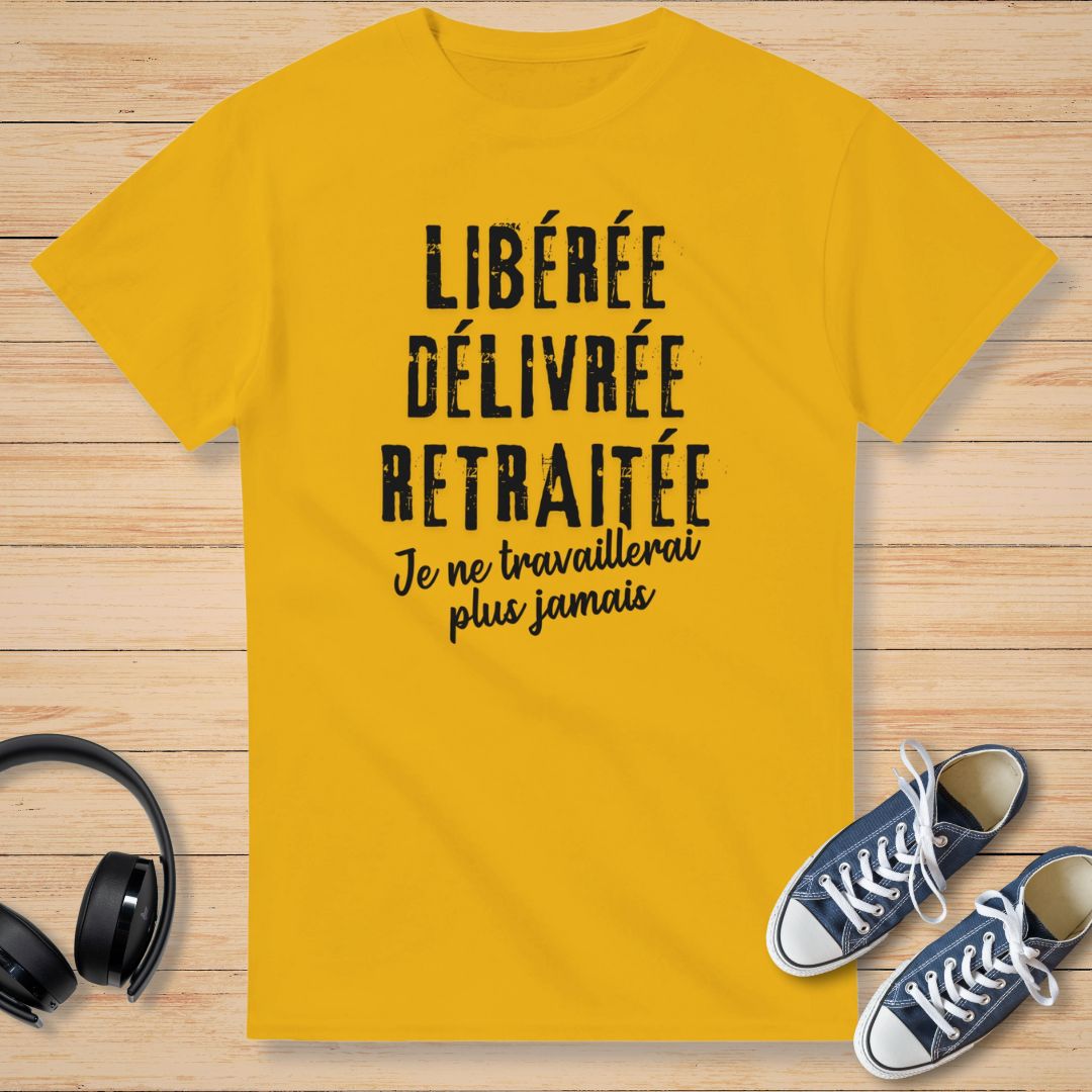 Libérée N T-Shirt Gold