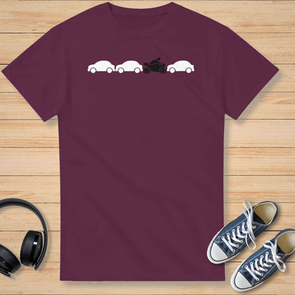 Mo(u)to(n) Noir T-Shirt Bordeaux