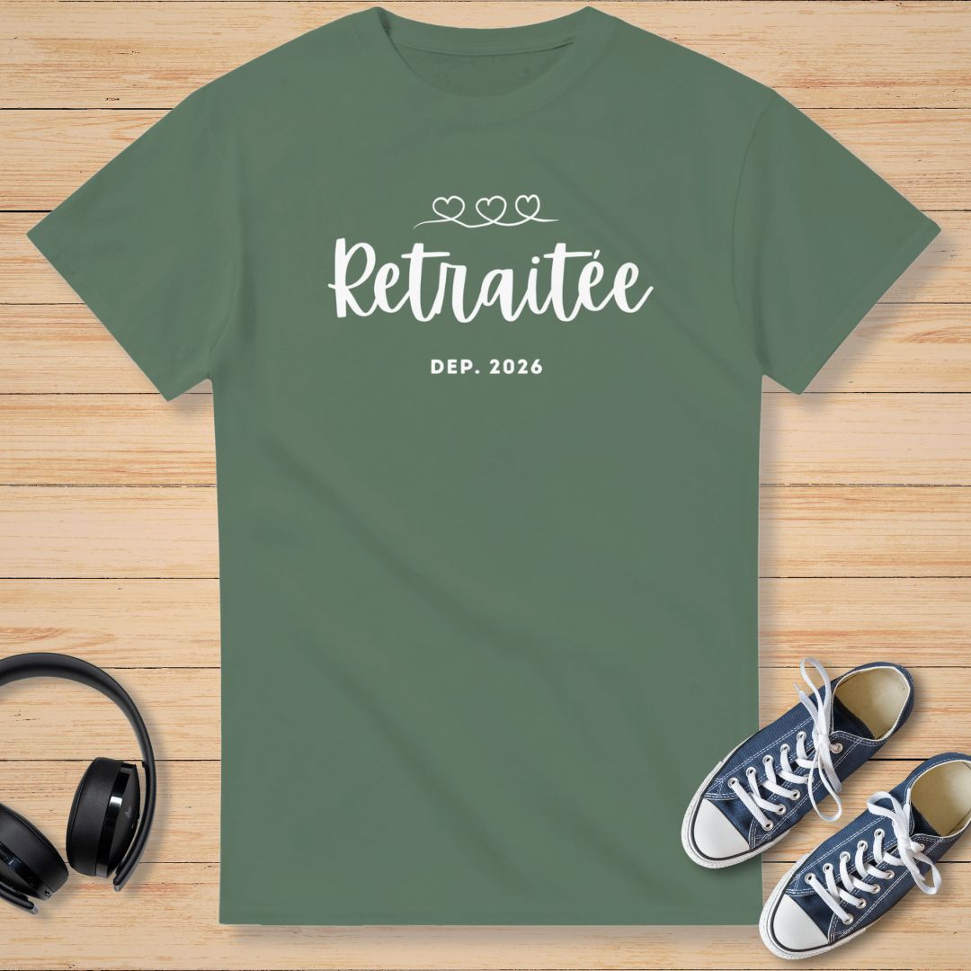 Retraitée 2026 T-Shirt