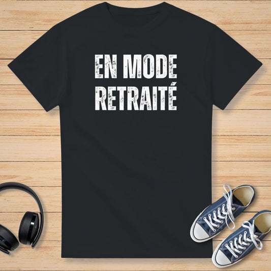 Mode Retraité T-Shirt Noir