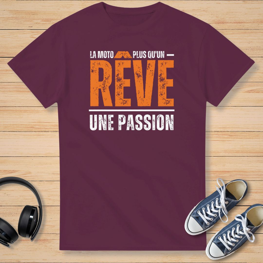 Un Rêve T-Shirt Bordeaux