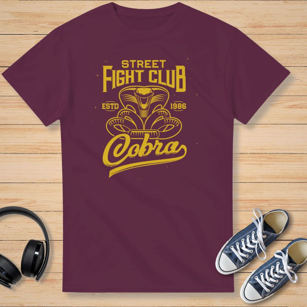 Cobra Street T-Shirt Bordeaux