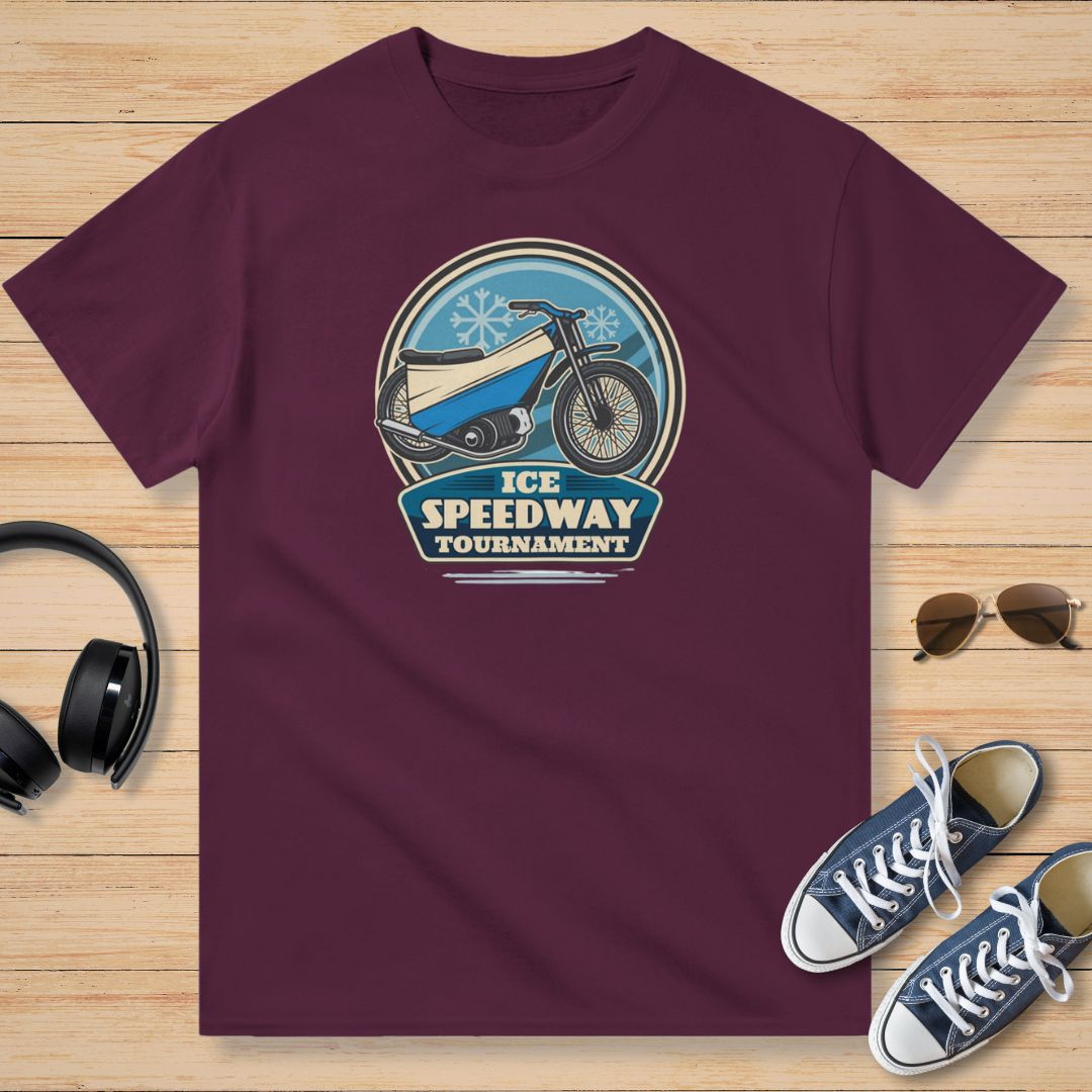 Ice Speedway Moto T-Shirt