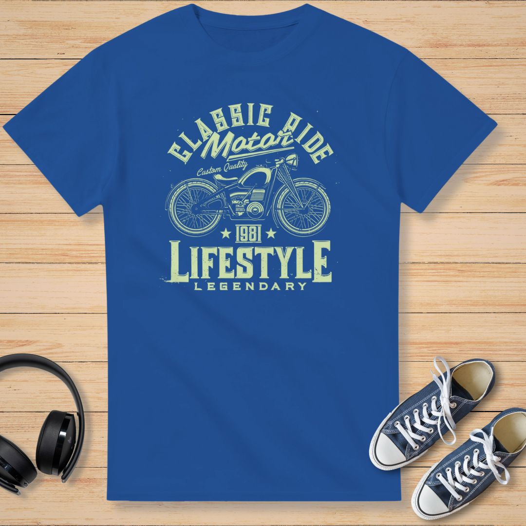 Classic Ride T-Shirt Royal