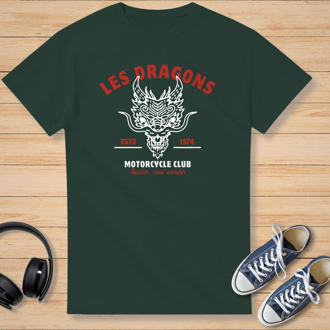 Les Dragons T-Shirt Forest Green