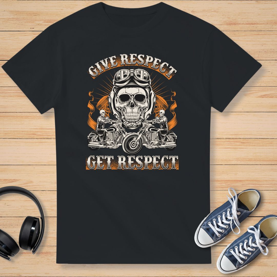 Give Respect T-Shirt Noir