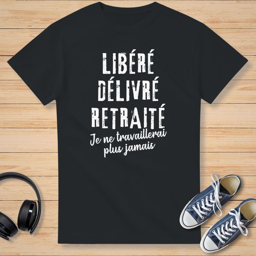 Libéré T-Shirt Noir