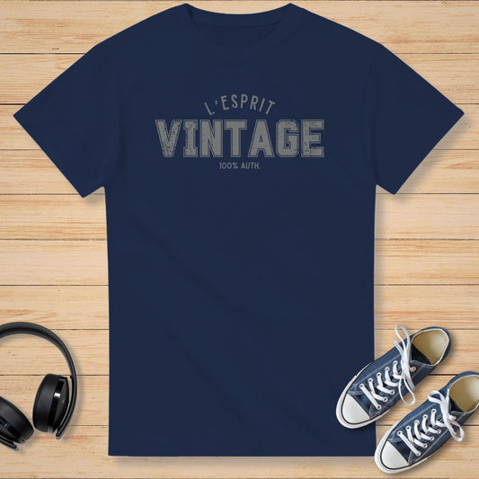 L’Esprit Vintage T-Shirt Marine