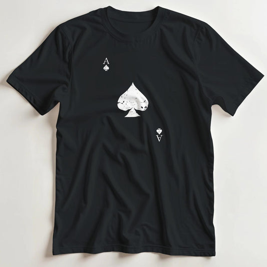 T-shirt en coupe unisexe et 100% coton en S imprimé avec un design Ace of Spades T-Shirt .