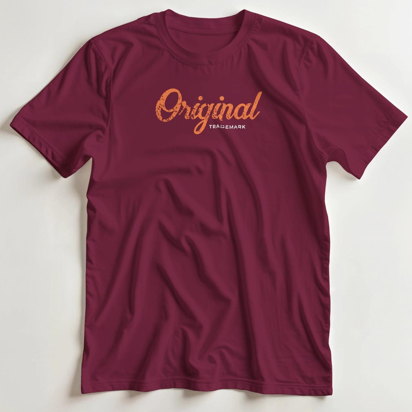 T-shirt en coupe unisexe et 100% coton en Bordeaux imprimé avec un design Original T-Shirt .