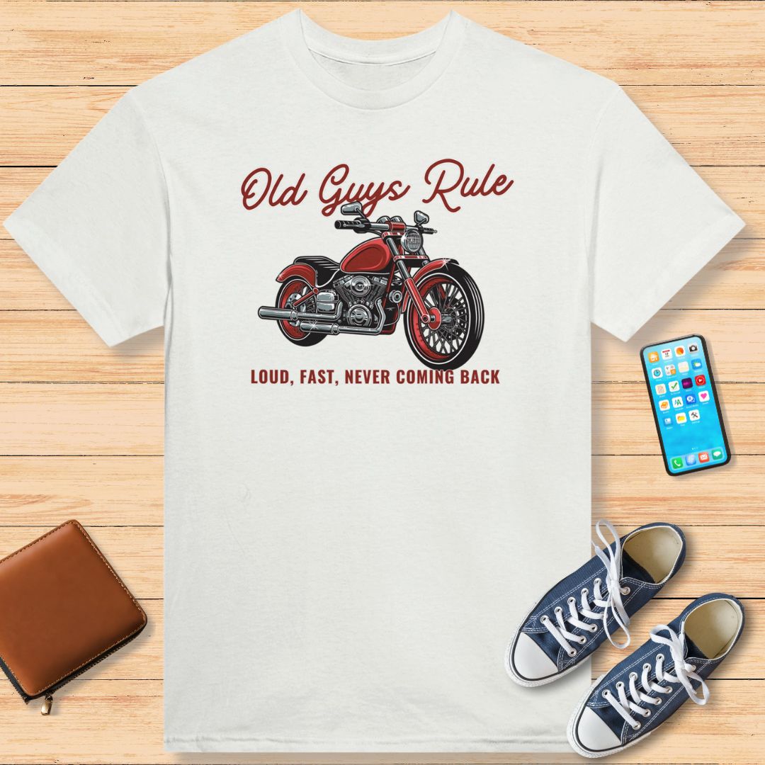 Old Guys Rule - Motorcycle Biker Gift