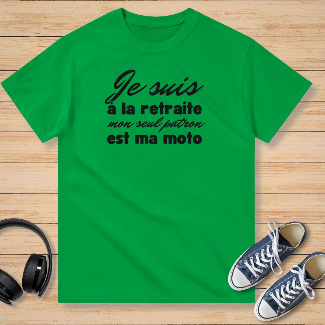 À La Retraite Noir T-Shirt Irish Green