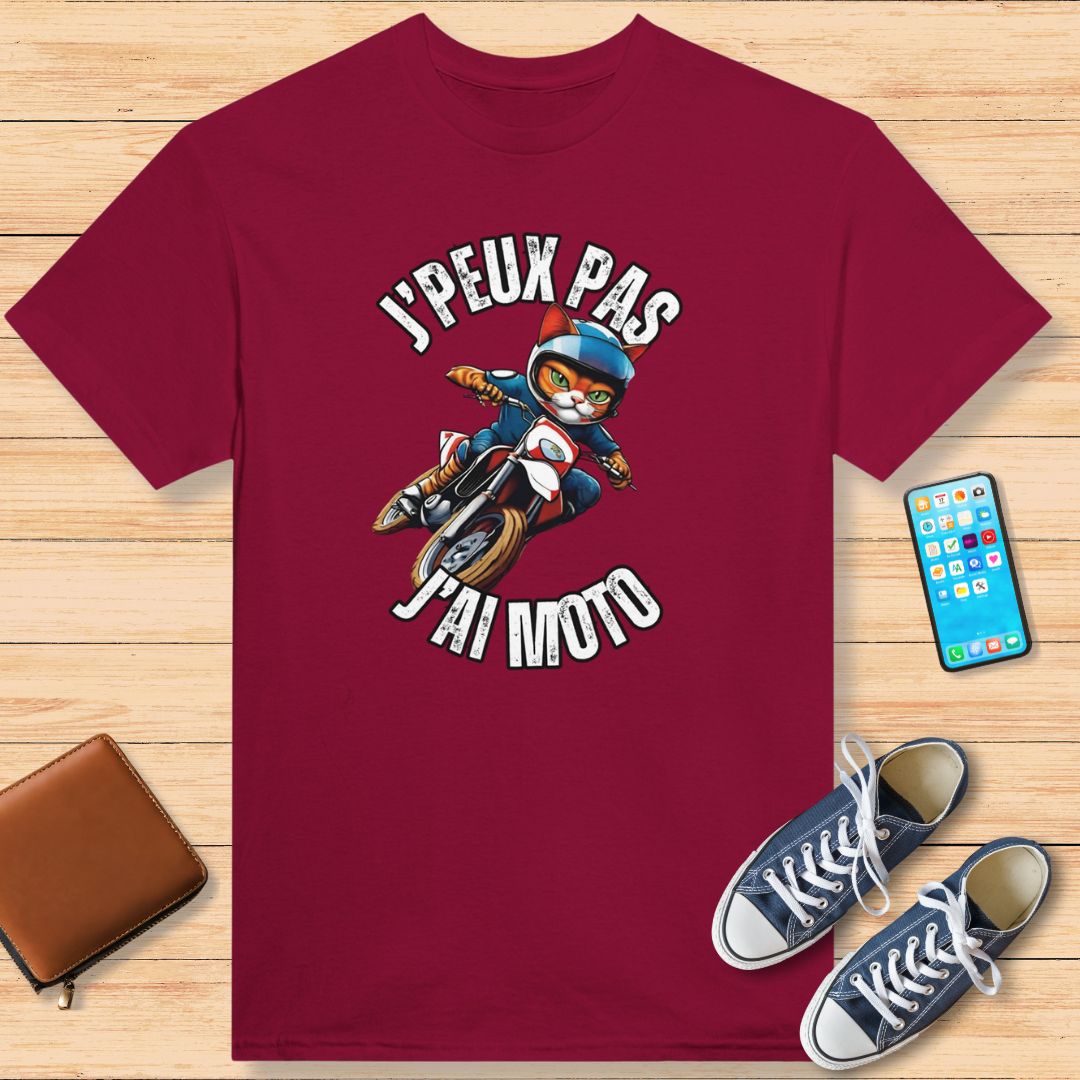 I Can't I Have Motorcycle T-shirt