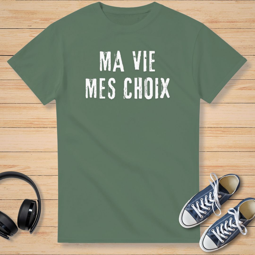 Ma Vie T-Shirt Vert militaire