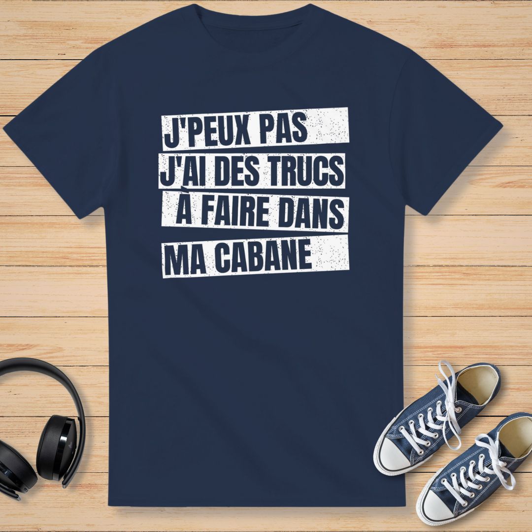 J'Peux Pas Cabane T-Shirt Marine