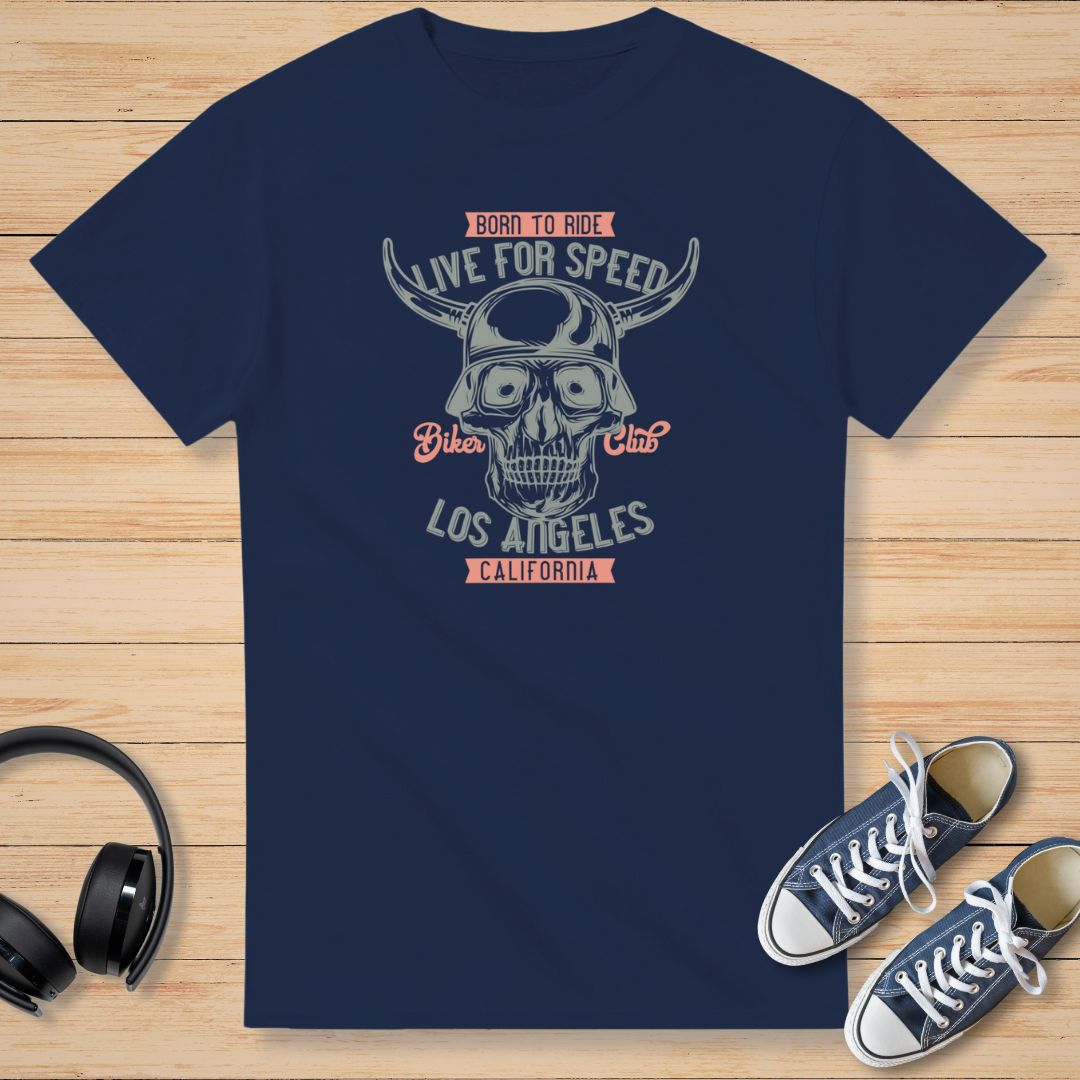LA Biker Club T-Shirt Navy