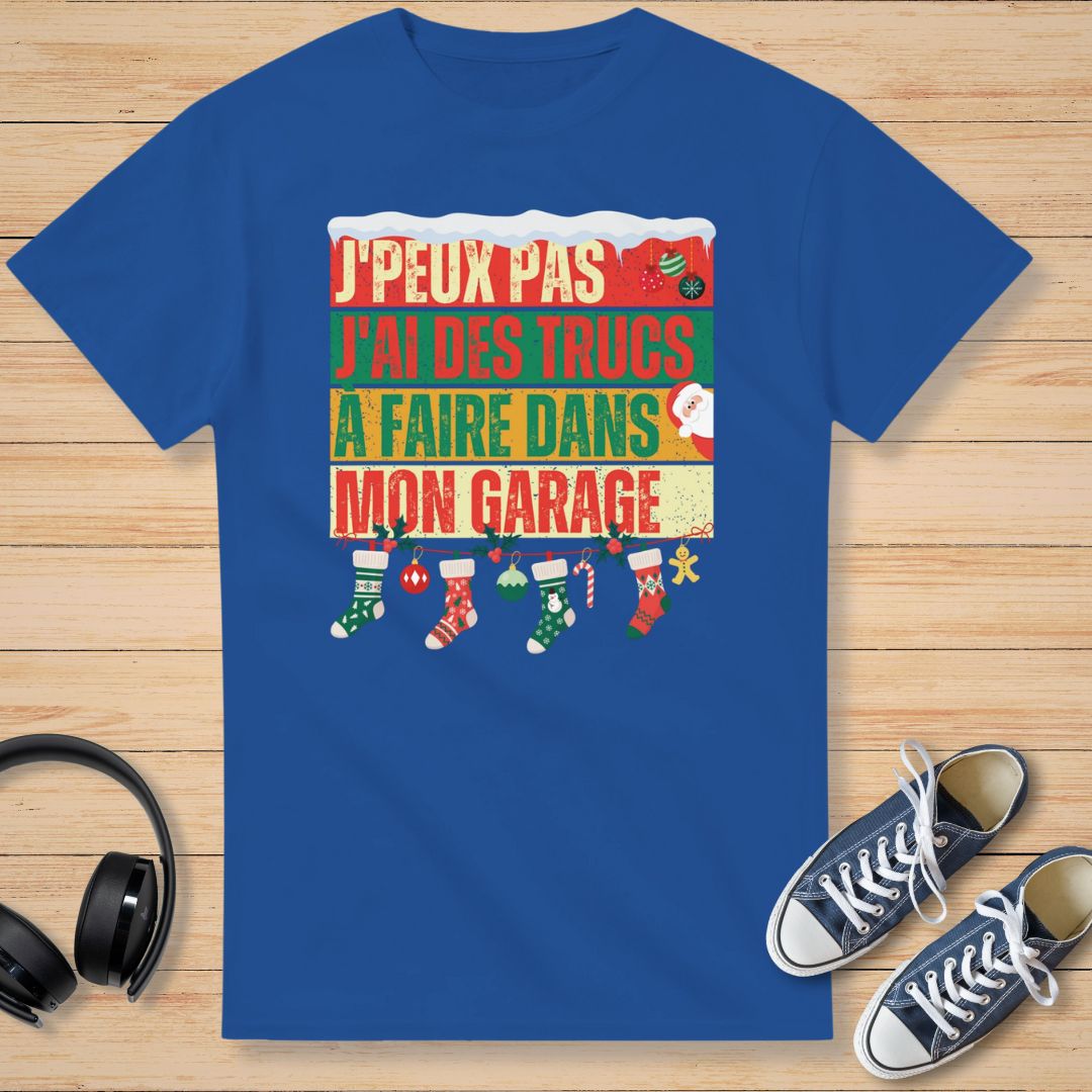 J'Peux Pas Noël T-Shirt Royal