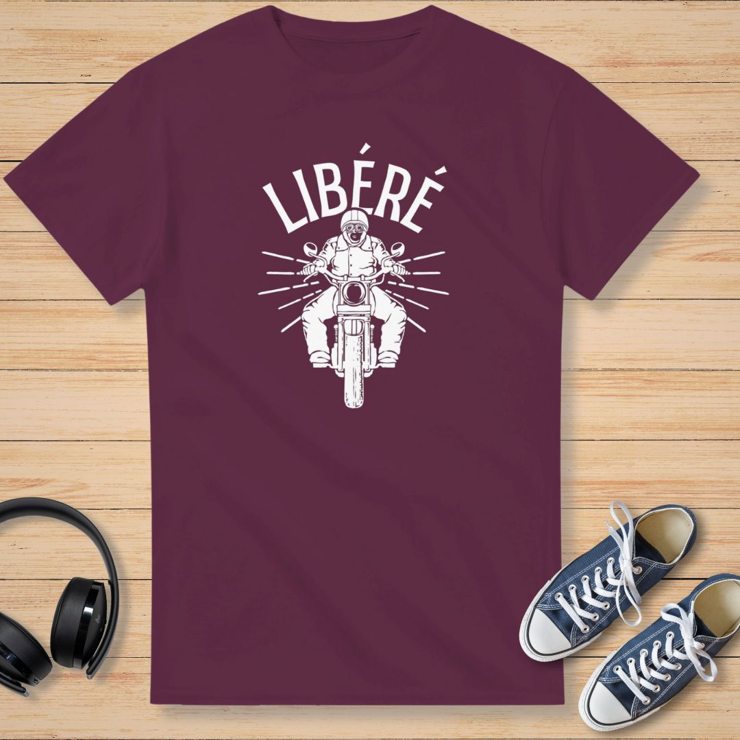 Libéré II T-Shirt Bordeaux