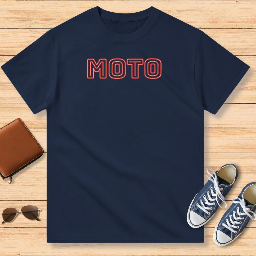 Red Motorcycle T-Shirt