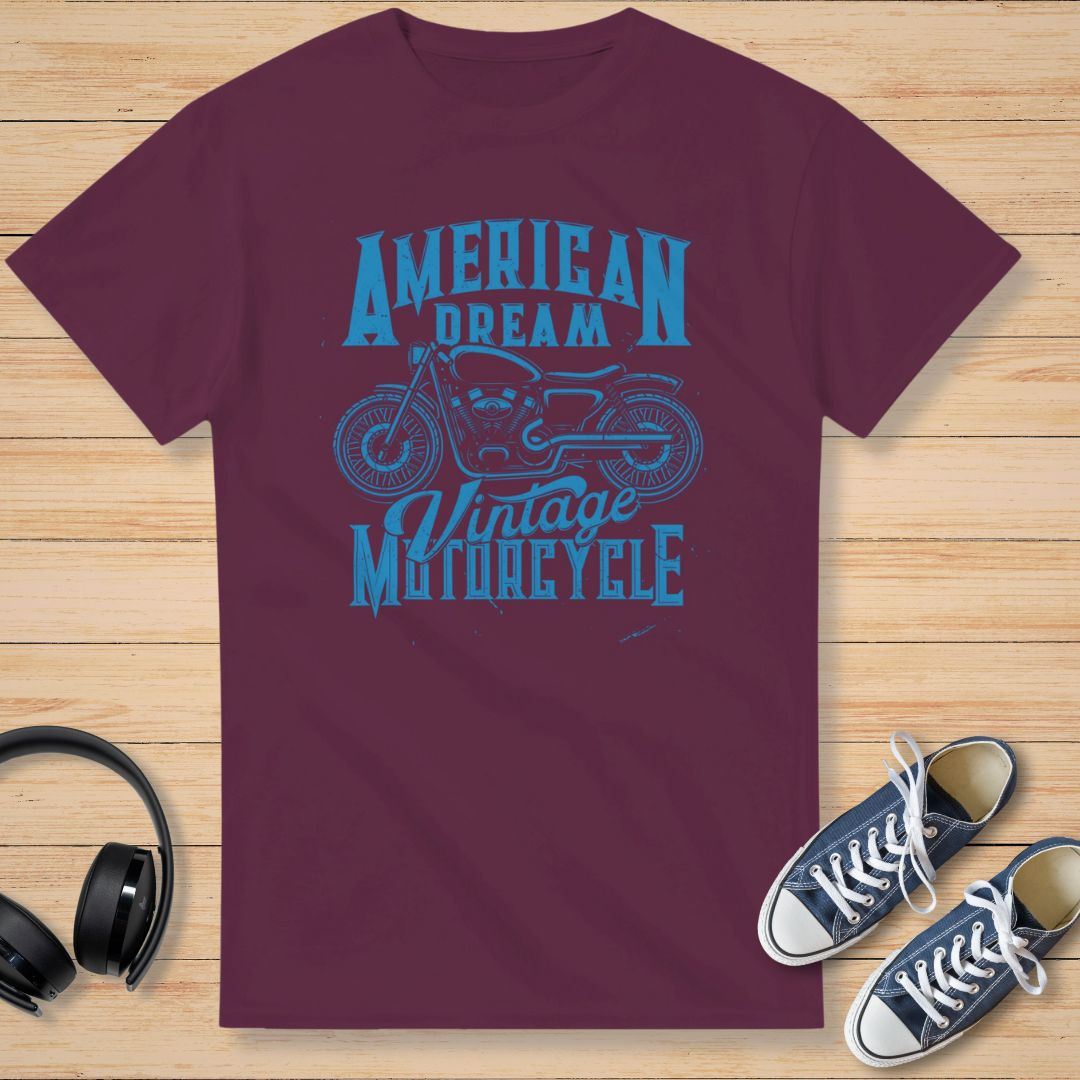 American Dream T-Shirt Bordeaux