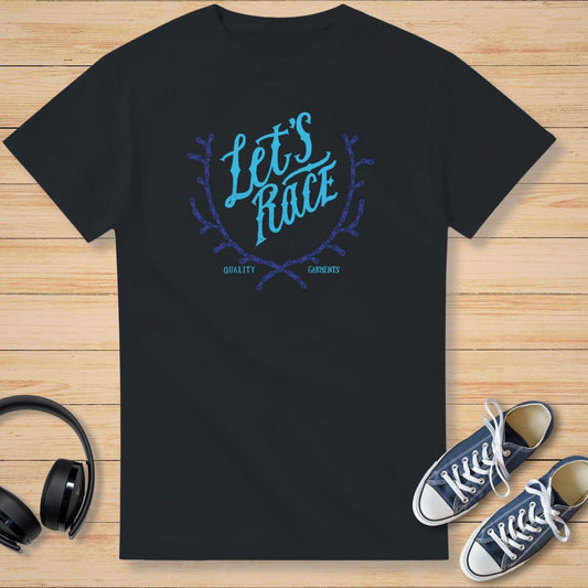 Let's Race T-Shirt Noir