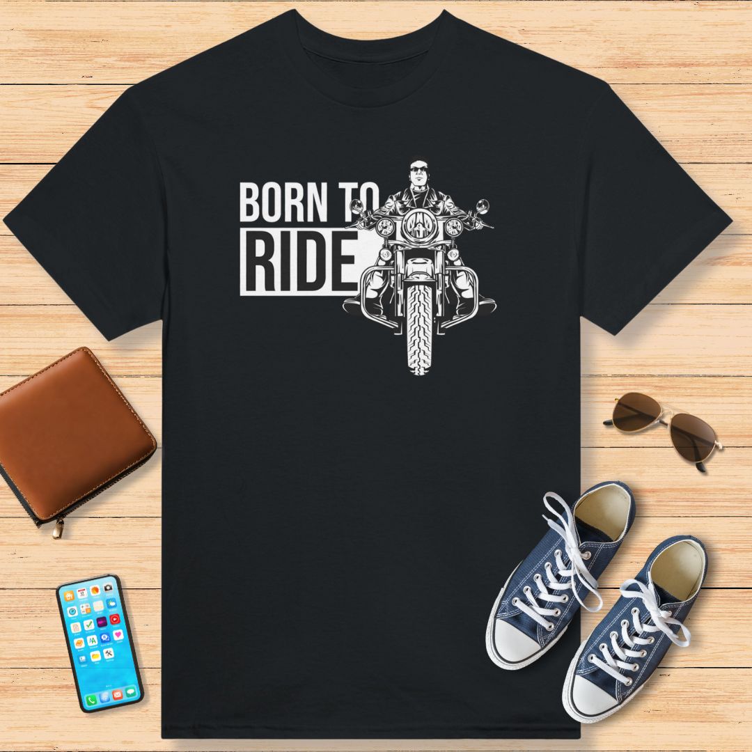 Born To Ride Moto T-Shirt