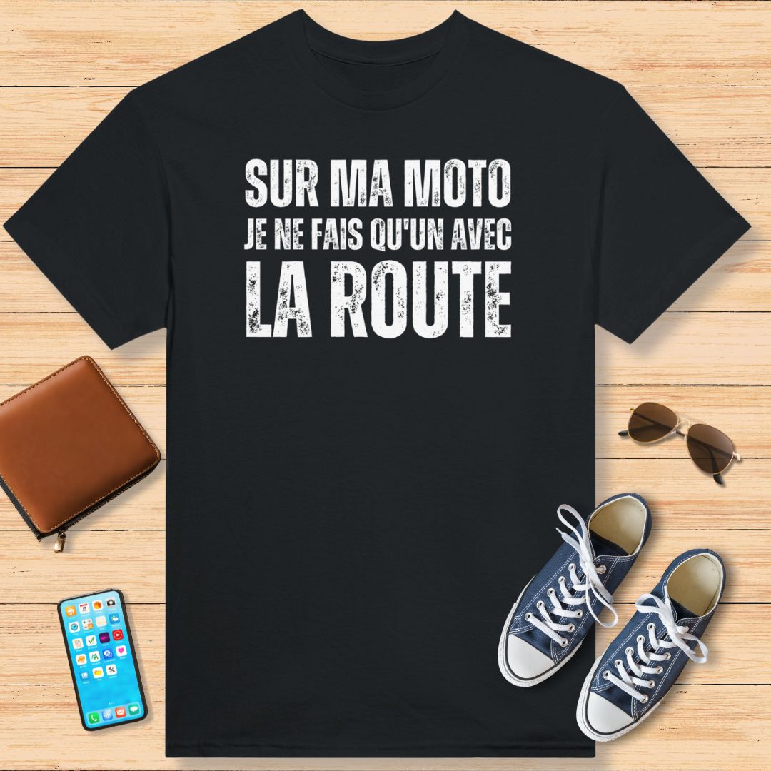 On My Motorcycle The Road T-Shirt