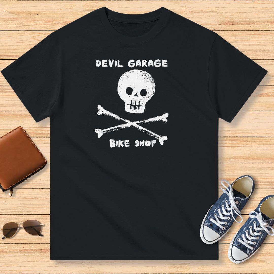 Devil Garage Skull and Crossbones T-Shirt