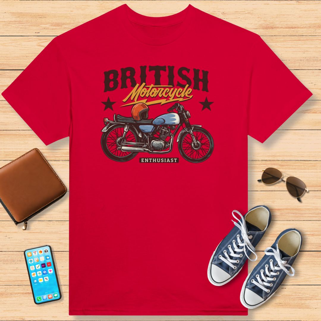 British Motorcycle Enthusiast T-Shirt