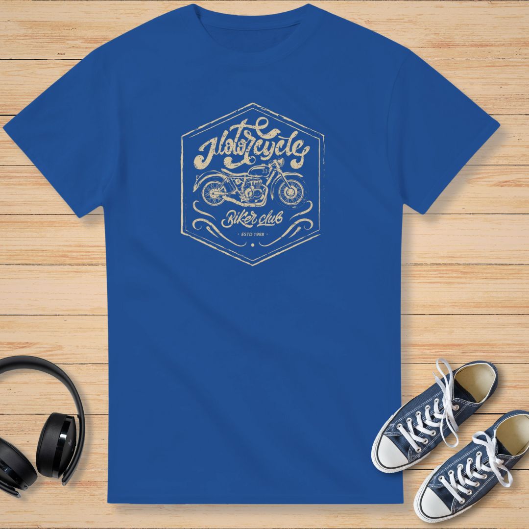 Biker Club 33 T-Shirt Royal