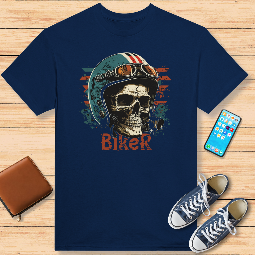 Biker Skull T-Shirt