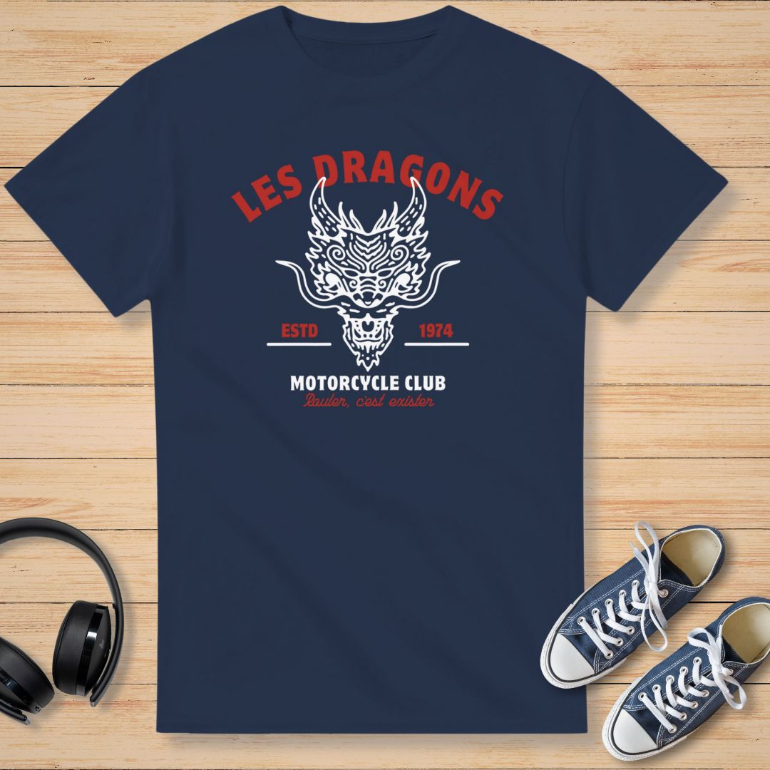 Les Dragons T-Shirt Marine