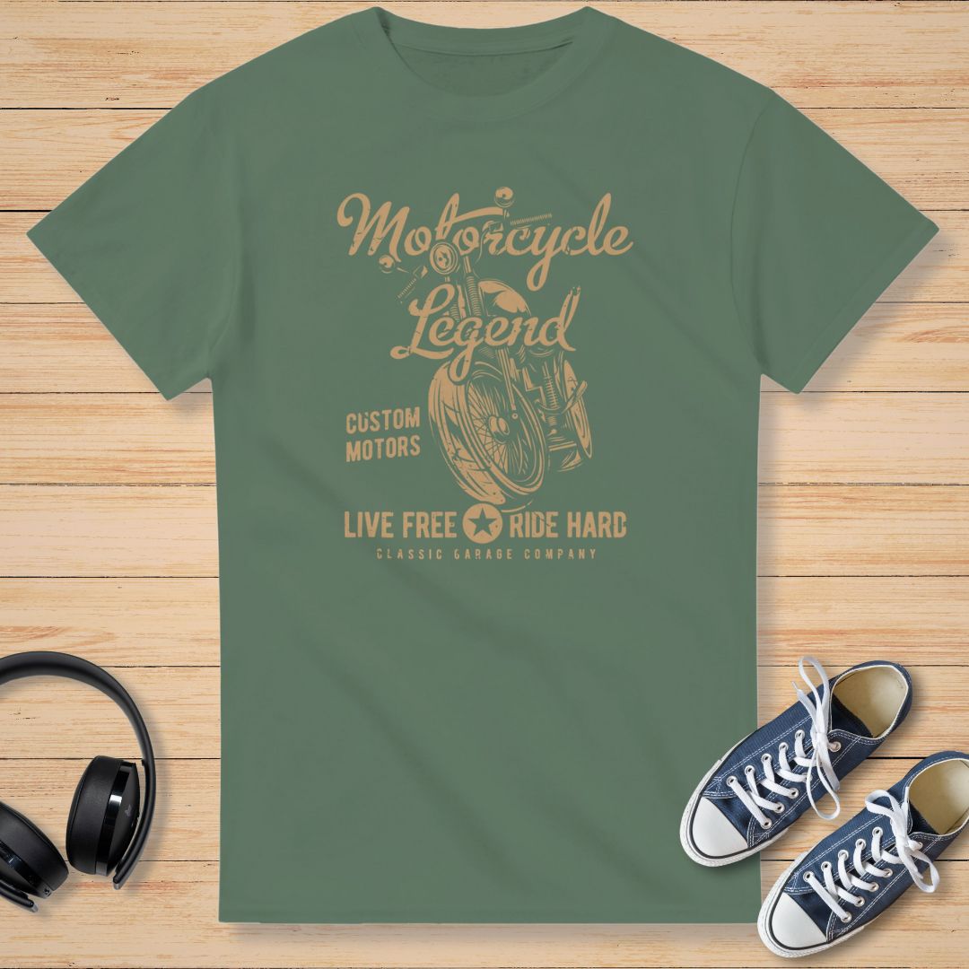 Motorcycle Legend T-Shirt Mil. Green