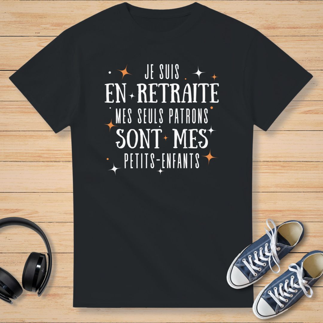 Petits-Enfants Étoile T-Shirt Noir